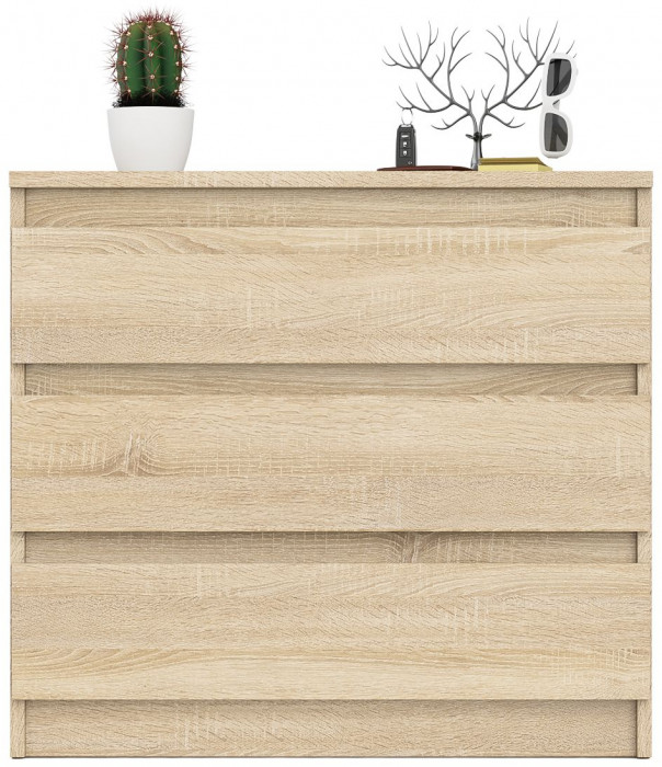 Мори Комод МК800.1, цвет дуб сонома, ШхГхВ 80,4х41х73 см.
