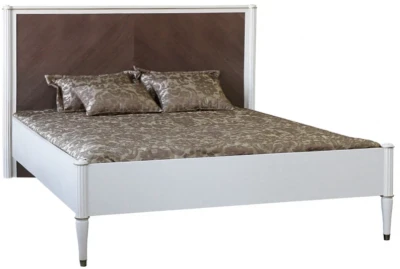 Кровать двуспальная 1,6 "Тиволи" - Латте (лак)