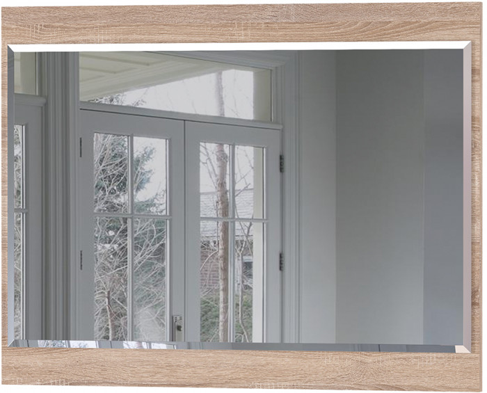 Куба Прихожая 4, обувница 13.58 + Вешалка 10.122 + обувница 13.113 + Зеркало, цвет дуб сонома/белый премиум, ШхГхВ 130х38,3х210,6 см., ун. сборка