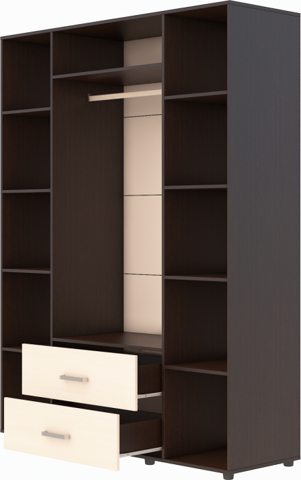 Шкаф ЭВА 4х створчатый ШК-020 (Белый гладкий)