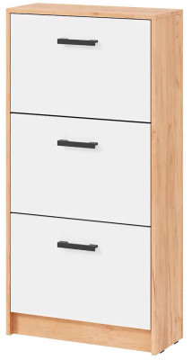 мс для прихожей Вега ОБ-2 дуб крафт золотой/белый