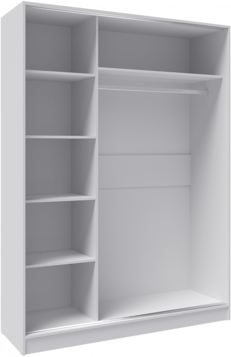 Шкаф-купе Стиль-2 1400, Дуб крафт серый/Камень серый