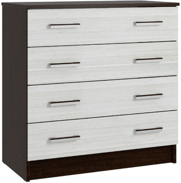 Комод К800, Вотан/Белый гладкий