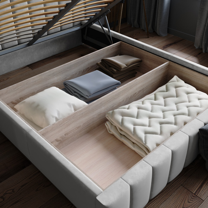 Нега Кровать интерьерная 900 изумруд, ПМ