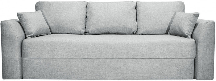 Диван-еврокнижка Белфест 150х195, пружинный блок, рогожка, серый