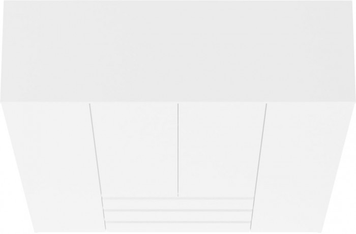 Мори Шкаф МШ1600.1, цвет белый, ШхГхВ 160,4х50,4х209,6 см.