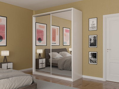 Шкаф-купе Лаурус 1 Белый 140х58х220 см