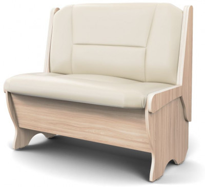 Скамья Лотос 950 ясень светлый/крем