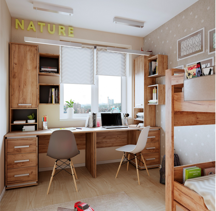 Куб 3 Натуре 100, дуб табачный