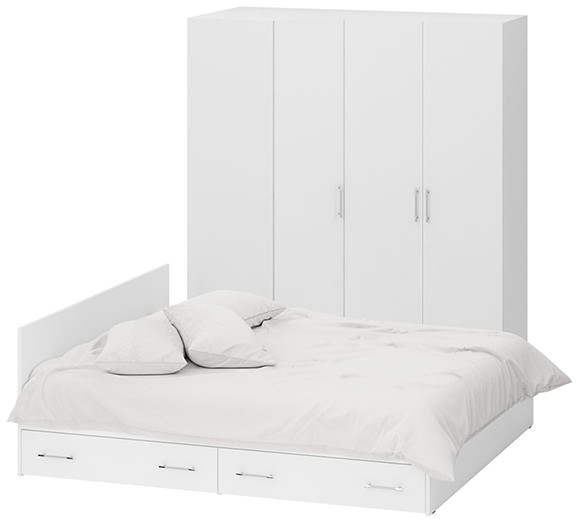 Спальня Стандарт 2-1800Я, белый