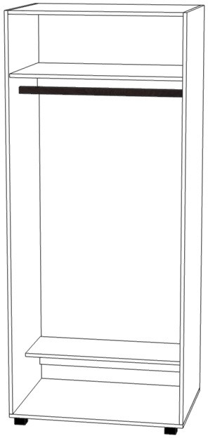 Шкаф двухдверный 