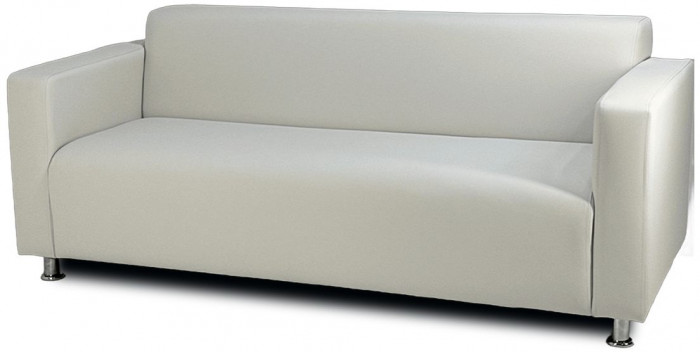 Диван прямой Томи, 200х78х75 см, экокожа, белый