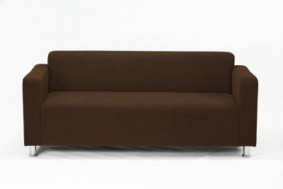 Диван прямой Томи, 200х78х75 см, велюр, коричневый