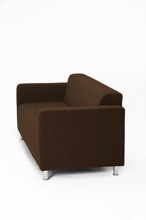 Диван прямой Томи, 200х78х75 см, велюр, коричневый