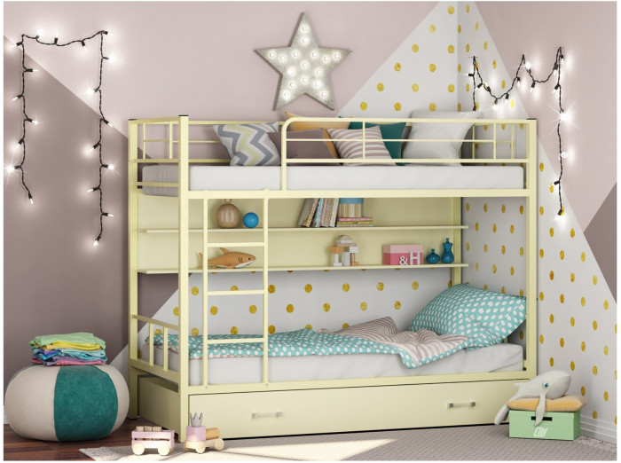 Двухъярусная кровать Севилья 2ПЯ (Коричневый, Венге)