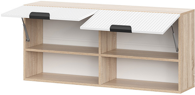 Полка Норд Лине ПЛ03-1200, Дуб сонома, Софт пломбир