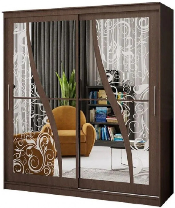 Шкаф-купе Элегант 2 2000 (Дуб Сонома)