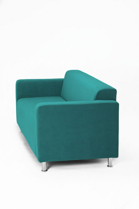 Диван прямой Томи, 160х78х75 см, велюр зеленый