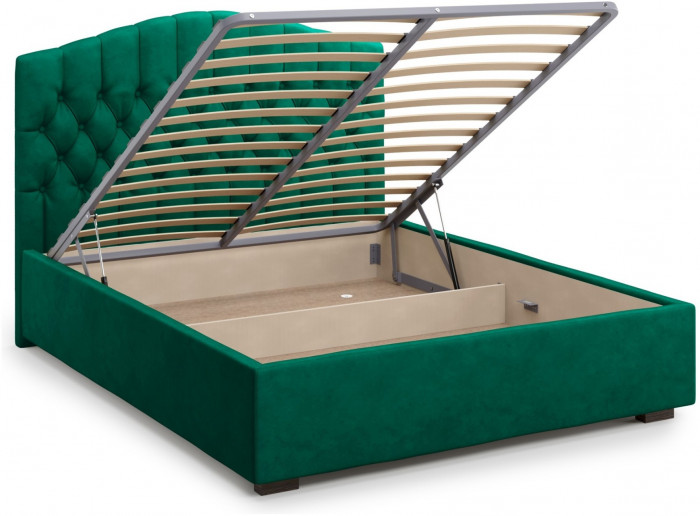 Кровать Лугано 180 с подъемным механизмом, Велутто 33