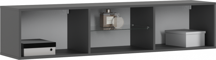 Норд Тумба ТВ подвесная (Графит, Графит)