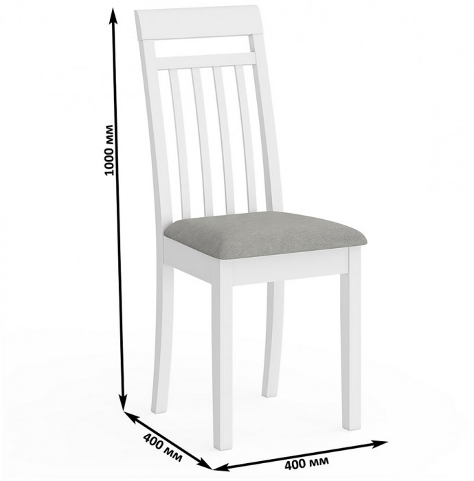 Четыре стула Мебель--24 Гольф-11 разборных, белый