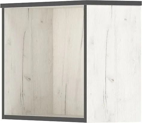 Норд Композиция Шкафов с антресолями + Терминал, Дуб крафт белый/Дуб крафт белый