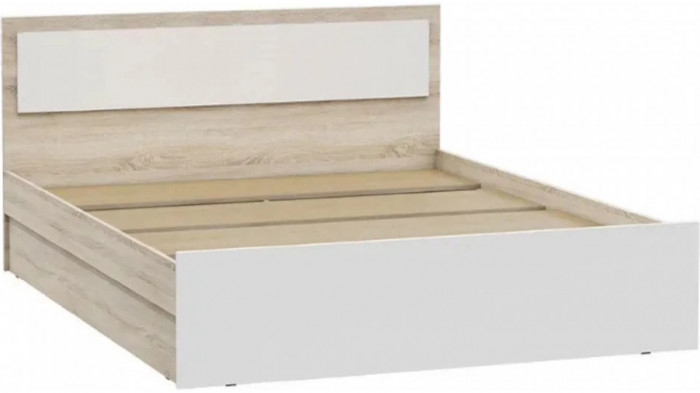 Мартина Кровать 160, Сонома / белый