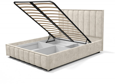 Кровать с подъемным механизмом Мирабель КР-11 (1,4м), Миндаль