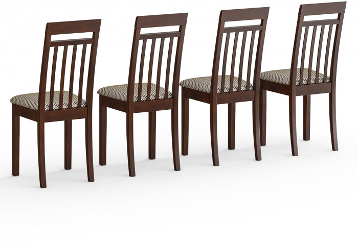 Четыре стула Мебель--24 Гольф-11 разборных, орех