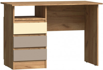 Челси Цвет Стол письменный (Слоновая кость/Глиняный серый/Дуб крафт)