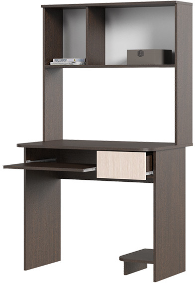 СТОЛ КОМПЬЮТЕРНЫЙ №2 (0,9х1,58х0,6) венге/белфорт