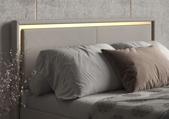 Кровать 120 с подъемным механизмом КРП-431-М-12, Микровелюр-47