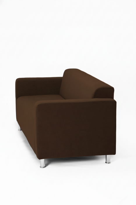 Диван прямой Томи, 180х78х75 см, велюр, коричневый
