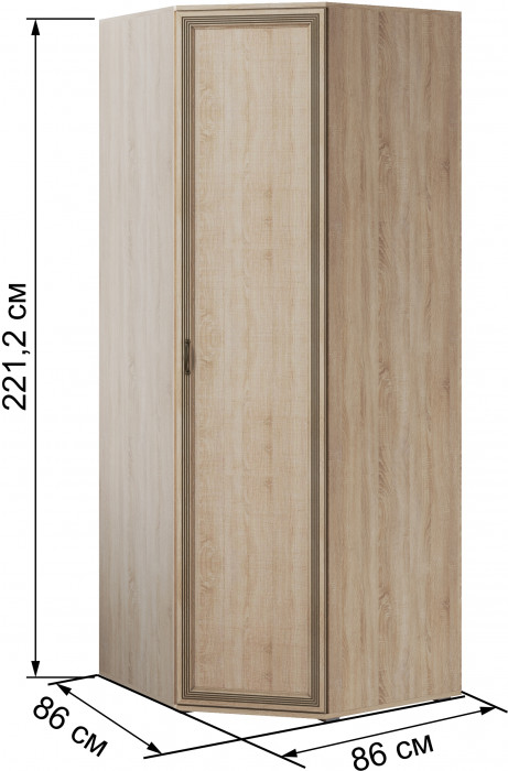 Ливорно Шкаф угловой ЛШ-25 дуб сонома