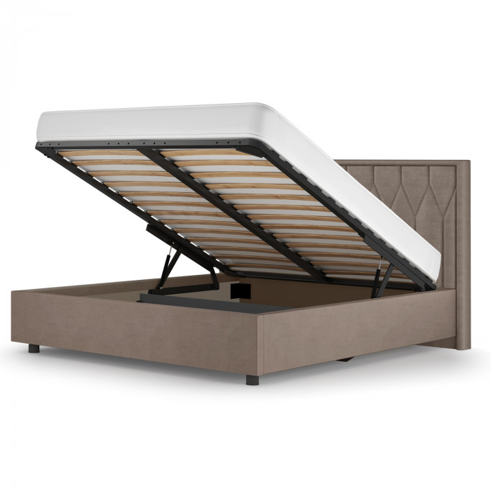 Кровать-10М с подъёмным основанием 1400 корица