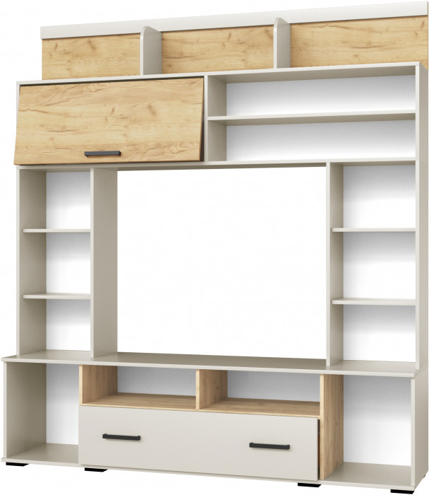 Модульная гостиная Оскар-18, композиция 2, Кашемир/Крафт золотой