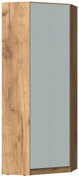 Челси Цвет Шкаф угловой (Слоновая кость/Дуб крафт)