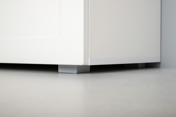 Остин 11.53 Кровать + ортопед + 16.307 Шкаф + 16.240 Комод, белый шагрень/дуб крафт золотой