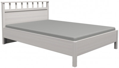 Кровать с ортопедическим основанием (металл) Шерлоск 49 Люкс 120х200, ясень светлый