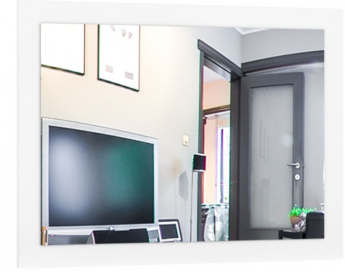 Муссон 13.198 Шкаф + 13.349 Стеллаж + 13.97 Комод + Зеркало СВК, белый/дуб эндгрейн элегантный