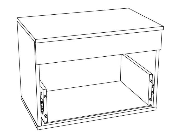 НМ 040.63 Тумба для обуви Ливорно /дуб бунратти/софт графит