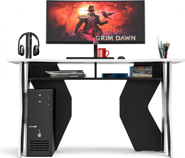 компьютерный стол С-МД-СК5-1400, венге/кромка белая