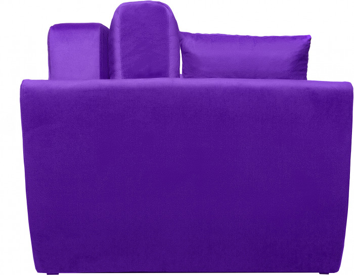 Диван-еврокнижка Амстердам Люкс, 160х195, пружинный блок, велюр фиолетовый