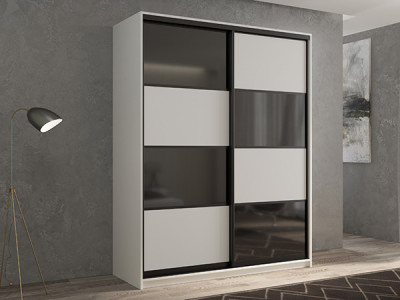 Шкаф-купе Кааппи 13 Белый Бриллиант 140х60х230 см