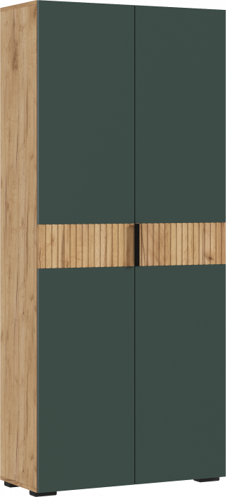 Модульная гостиная, Дуб крафт/Изумрудный