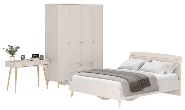 Афина Спальня 14-1600, кашемир серый