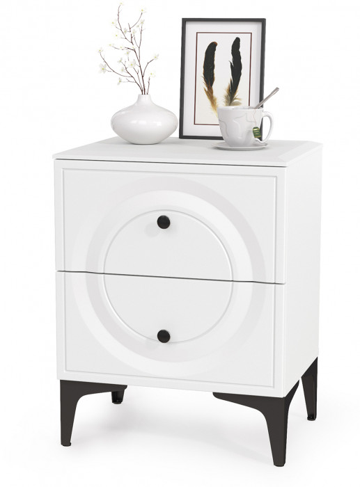 Валенсия Спальня № 31, ЛДСП белый шагрень/МДФ белый шагрень