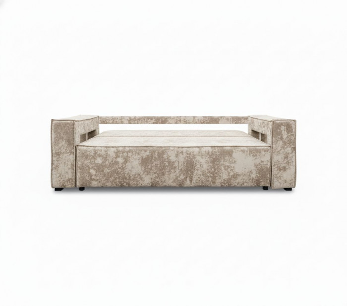 Диван-еврокнижка Лофт Люкс Плюш с подсветкой, 140х195, бежевый