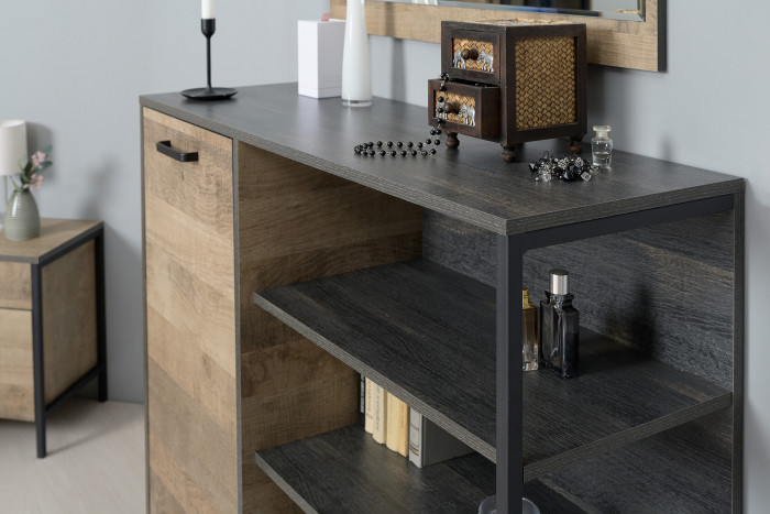 Трувор Гостиная 006, дуб гранж песочный/интра