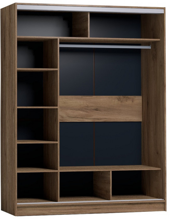 Шкаф-купе Стрике 1600 Дуб табачный Крафт